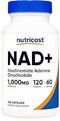 Nutricost NAD+ Supplement 1,000mg, 120 Count