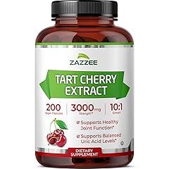 Zazzee Tart Cherry Extract 3000 mg Vegan
