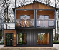 Double Story Flat Pack House