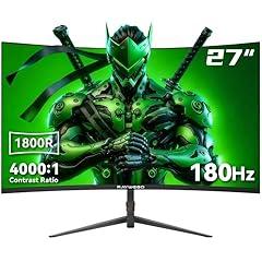 Raywego 27" Curved Gaming Monitor 180Hz