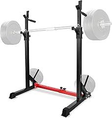 Yes4All Adjustable Barbell Rack and Squat Stand