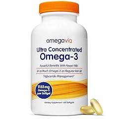 OmegaVia Ultra Concentrated Omega 3 Fish Oil