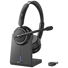 LEVN Wireless Noise Cancelling Bluetooth Headset