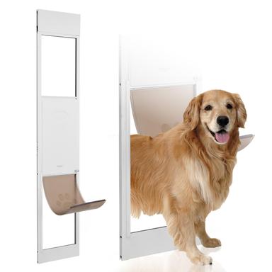sliding glass dog door