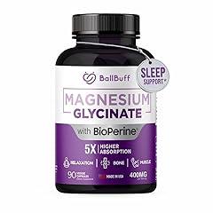 Balance Buff Magnesium Glycinate 400mg Supplement