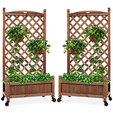 wood planter box