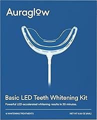 AURAGLOW Teeth Whitening Kit with LED Light