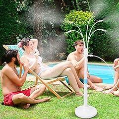 Outdoor Misting System with Adjustable Height