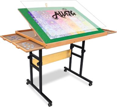 puzzle table with legs
