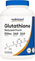 Nutricost Glutathione 500mg, 240 Count