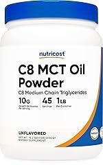 Nutricost C8 MCT Oil Powder 1LB
