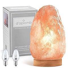 D'aplomb Himalayan Salt Lamp, Large Pink Crystal