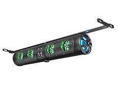 Lithium Rhino Golf Cart Sound Bar with RGB Lighting