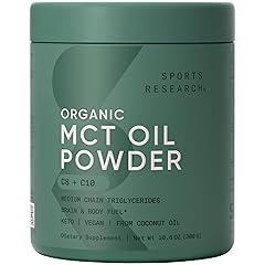 Sports Research Organic MCT Oil Powder Unflavored