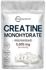 Micro Ingredients Creatine Monohydrate 5000mg Pills