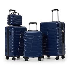 GettBetter 4-Piece Spinner Luggage Set Dark Blue