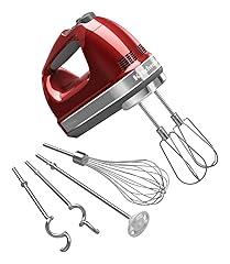 KitchenAid 9-Speed Digital Hand Mixer Candy Apple Red