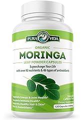 Pura Vida Moringa Organic Energy Supplement