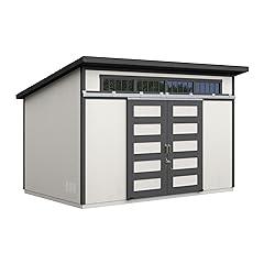 Palisade 12x8 DIY Wooden Storage Shed with Floor