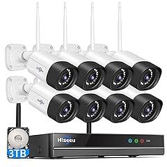 Hiseeu 5MP Wireless Security Camera System