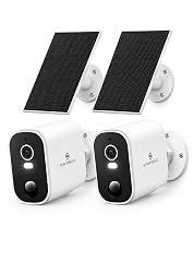 SYMYNELEC 2K Wireless Outdoor Solar Security Cameras