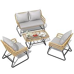 YITAHOME Wicker Outdoor Bistro Set
