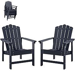ACUEL Stackable Adirondack Chairs Set
