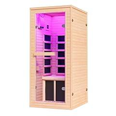 Albott 1-Person Infrared Sauna with Bluetooth