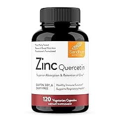 Sandhu's Zinc Quercetin 120 Vegetarian Supplements