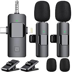 PQRQP Wireless Lavalier Microphone CD2
