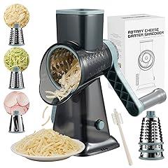 ALEXPHY Rotary Cheese Grater with Suction Base