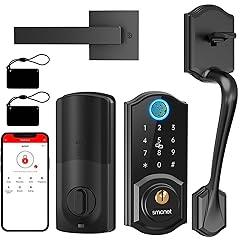 SMONET Smart Lock Front Door with Handle