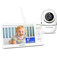 HelloBaby 6'' IPS Screen Baby Monitor