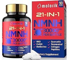 Molorik NMNH Supplement, 21-in-1 Dihydronicotinamide Mononucleotide
