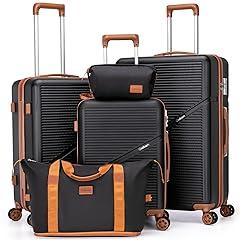 Cosbarn 5-Piece Luggage Set with Spinner Wheels