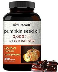 NatureBell Virgin Pumpkin Seed Oil with Saw Palmetto