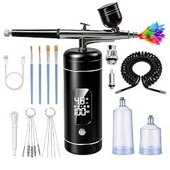 ZMIWNIED Cordless Airbrush Kit with Compressor