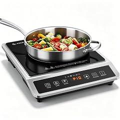 AMZCHEF Induction Cooktop 1800W Commercial