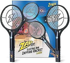 Zap It! Rechargeable Bug Zapper Racket, 4,000 Volt