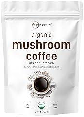Organic Instant Mushroom Coffee Powder, 28 Ounce