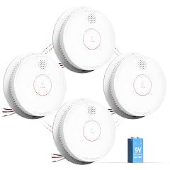 Siterwell GS562A Hardwired Smoke Detector 4-Pack