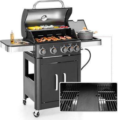 gas grill and griddle combo