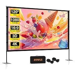 Outdoor Projector Screen with Stand 120 inch