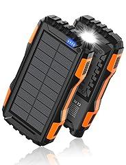 Mregb Solar Power Bank 42800mAh Portable Charger