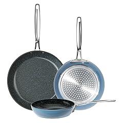 Nuwave G10 Duralon Blue Ceramic Frying Pan Set