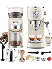 Gevi Espresso Machine with Grinder and Frother