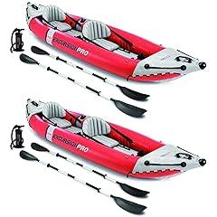Intex Excursion Pro K2 Inflatable Kayak Set