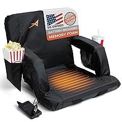 ACELETIQS Heated Stadium Seat with Back Support