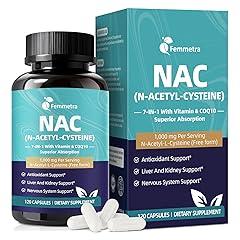 Femmetra NAC Supplement N-Acetyl Cysteine 1000mg
