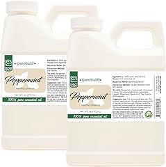 GreenHealth Peppermint Essential Oil 16 fl oz Pack of 2